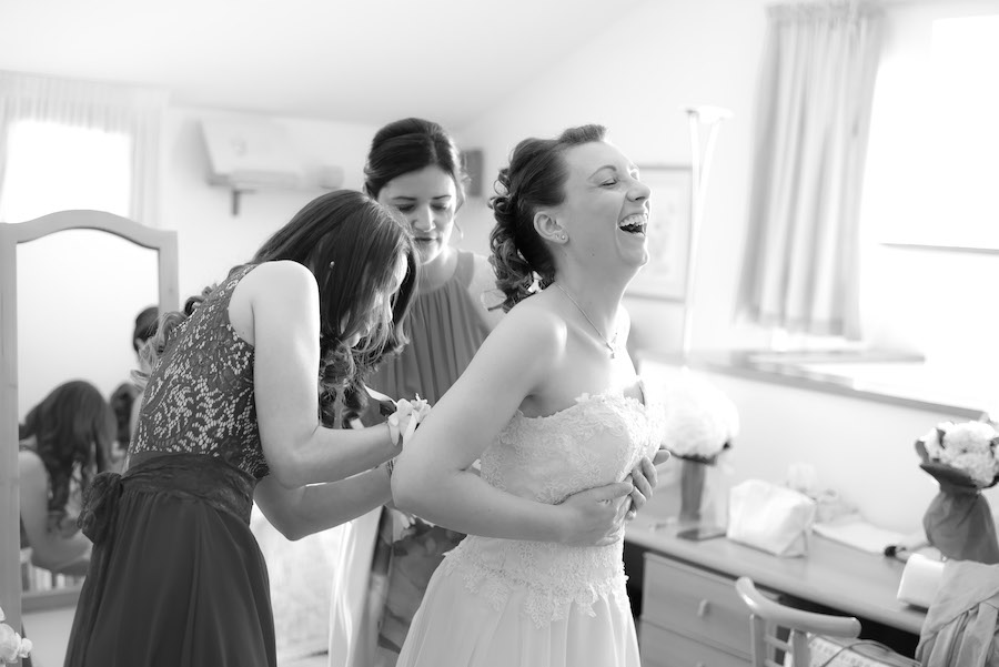 sposa testimoni matrimoio